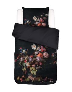 ESSENZA Bouquet Anthracite Duvet cover 140 x 220 cm