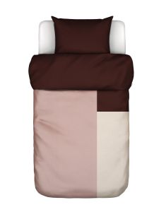 Marc O'Polo Ewon Crimson Brown Duvet cover 135 x 200 cm