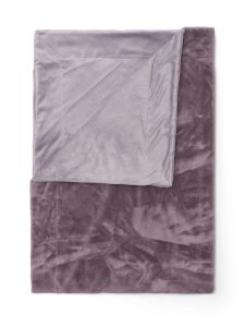 Essenza Furry Pale purple Plaid 150 x 200