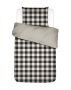 ESSENZA Chess Duvet cover Anthracite