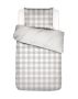 ESSENZA Chess Duvet cover Grey