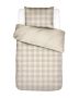 ESSENZA Chess Duvet cover Oatmeal