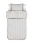 Marc O'Polo Classic fine stripe Duvet cover Anthracite