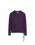 ESSENZA Daphni Melange Top Long Sleeve Purple grape