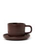 Marc O'Polo Moments Espresso cup & saucer Earth Brown