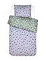 Essenza & Co Zesty cherry Duvet cover Iceblue
