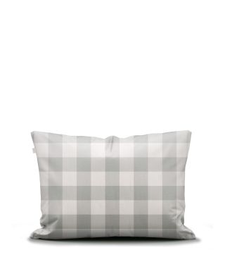 ESSENZA Chess Grey Pillowcase 60 x 70 cm