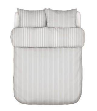 Marc O'Polo Classic fine stripe Anthracite Duvet cover 200 x 200 cm