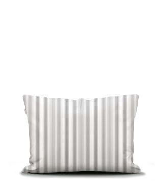 Marc O'Polo Classic fine stripe Anthracite Pillowcase 40 x 40 cm
