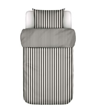 Marc O'Polo Classic Stripe Anthracite Duvet cover 135 x 200 cm