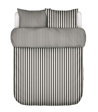 Marc O'Polo Classic Stripe Anthracite Duvet cover 200 x 220 cm
