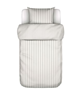 Marc O'Polo Classic Stripe Silver Duvet cover 135 x 200 cm