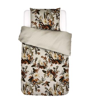 ESSENZA Daffodils Reunited Beachwood white Duvet cover 140 x 200 cm