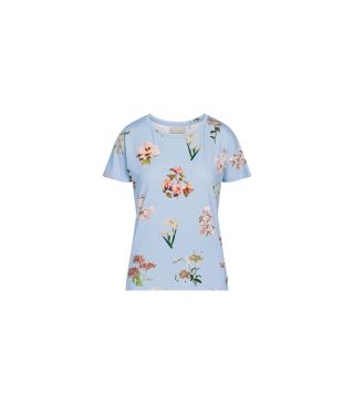 ESSENZA Ellen Annebella Zen blue Top short sleeve S