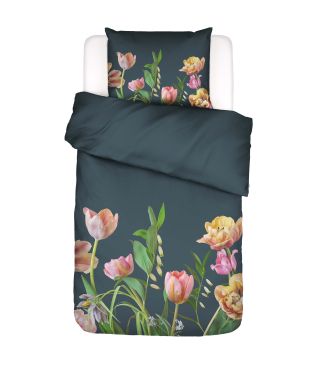 ESSENZA Eloise Slate grey Duvet cover 135 x 200 cm