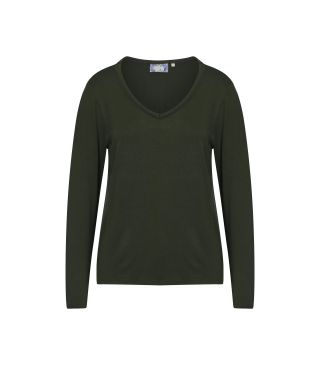 ESSENZA Eva uni Forest green Top Long Sleeve S