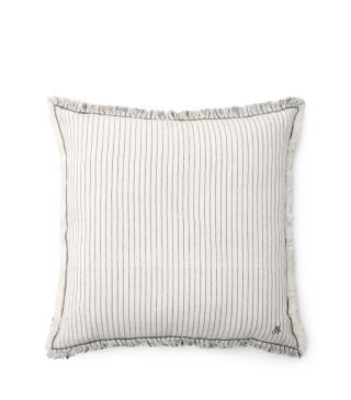 Marc O'Polo Fine Stripe Anthracite Cushion 40 x 60 cm