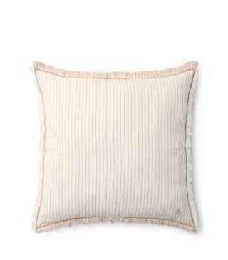Marc O'Polo Fine Stripe Dark Sand Cushion 40 x 60 cm