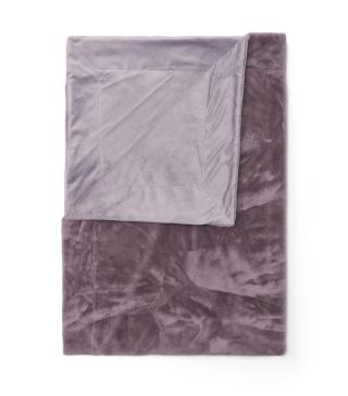 Essenza Furry Pale purple Plaid 150 x 200