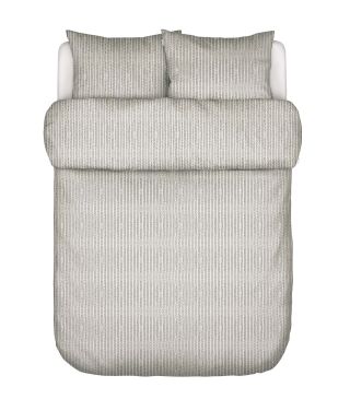 Marc O'Polo Janne Grey mist Duvet cover 200 x 200 cm