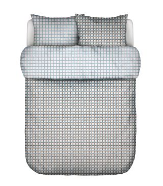 Marc O'Polo Karie Powder blue Duvet cover 260 x 220 cm