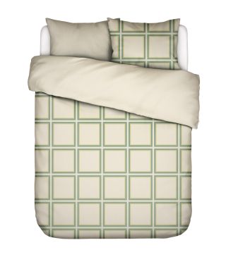 Essenza Luca Basil green Duvet cover 200 x 200