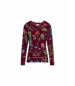 Essenza Luyza Marigold Burgundy Top Long Sleeve XS