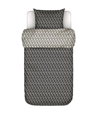 Marc O'Polo Monogram Black Duvet cover 140 x 220 cm