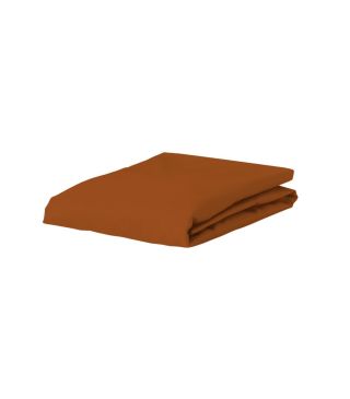 ESSENZA The Perfect Organic Jersey Fitted sheets Leather brown