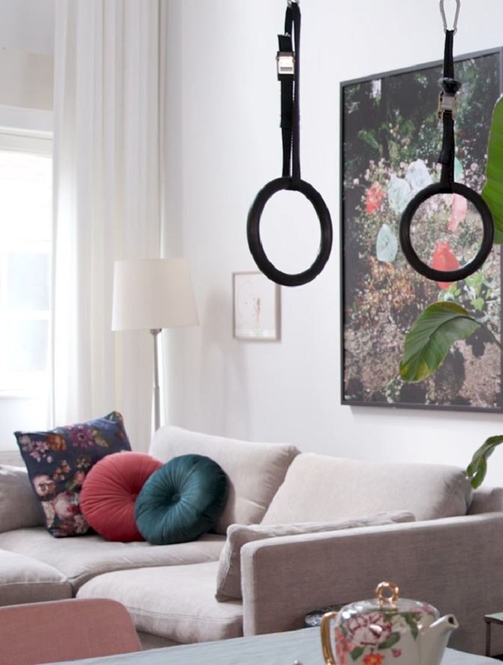 ESSENZA Naina Green Cushion 40