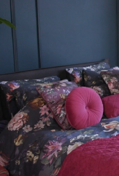 ESSENZA Fleur Nightblue Duvet cover 140 x 200