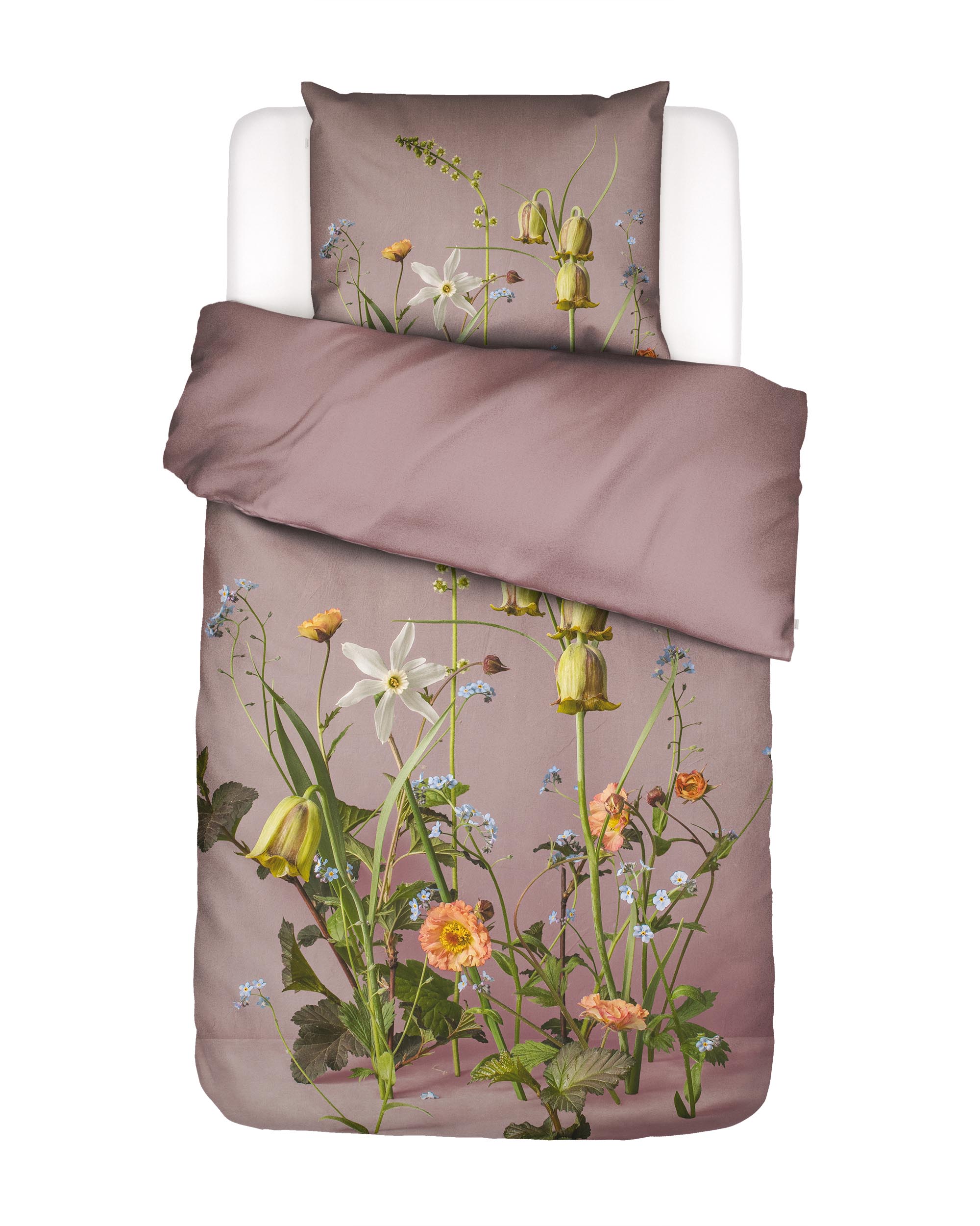 ESSENZA Ficaria Woodrose Dekbedovertrekset 140 x 220 cm