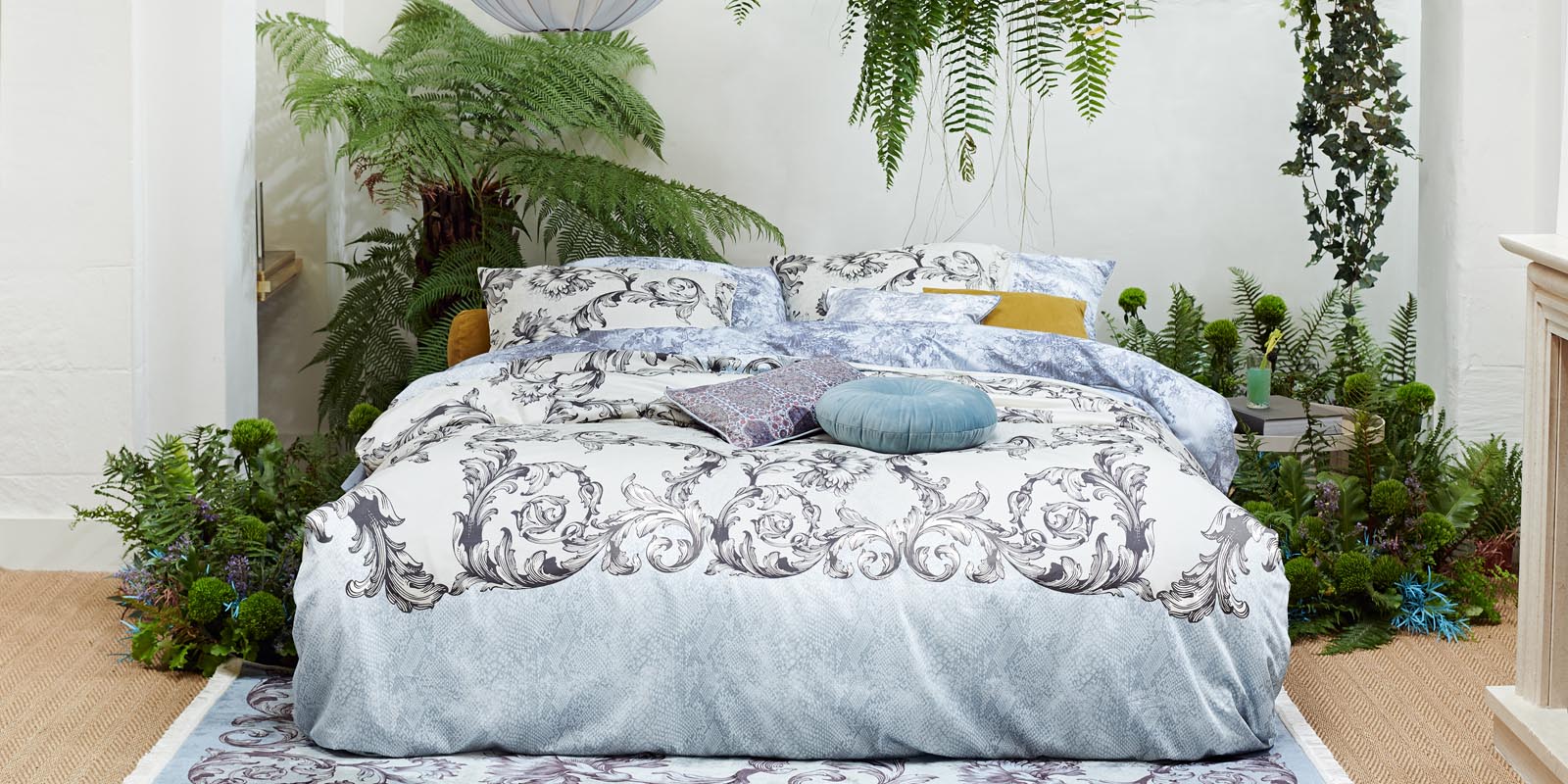 Essenza Grazie Iceblue Duvet cover 135 x 200