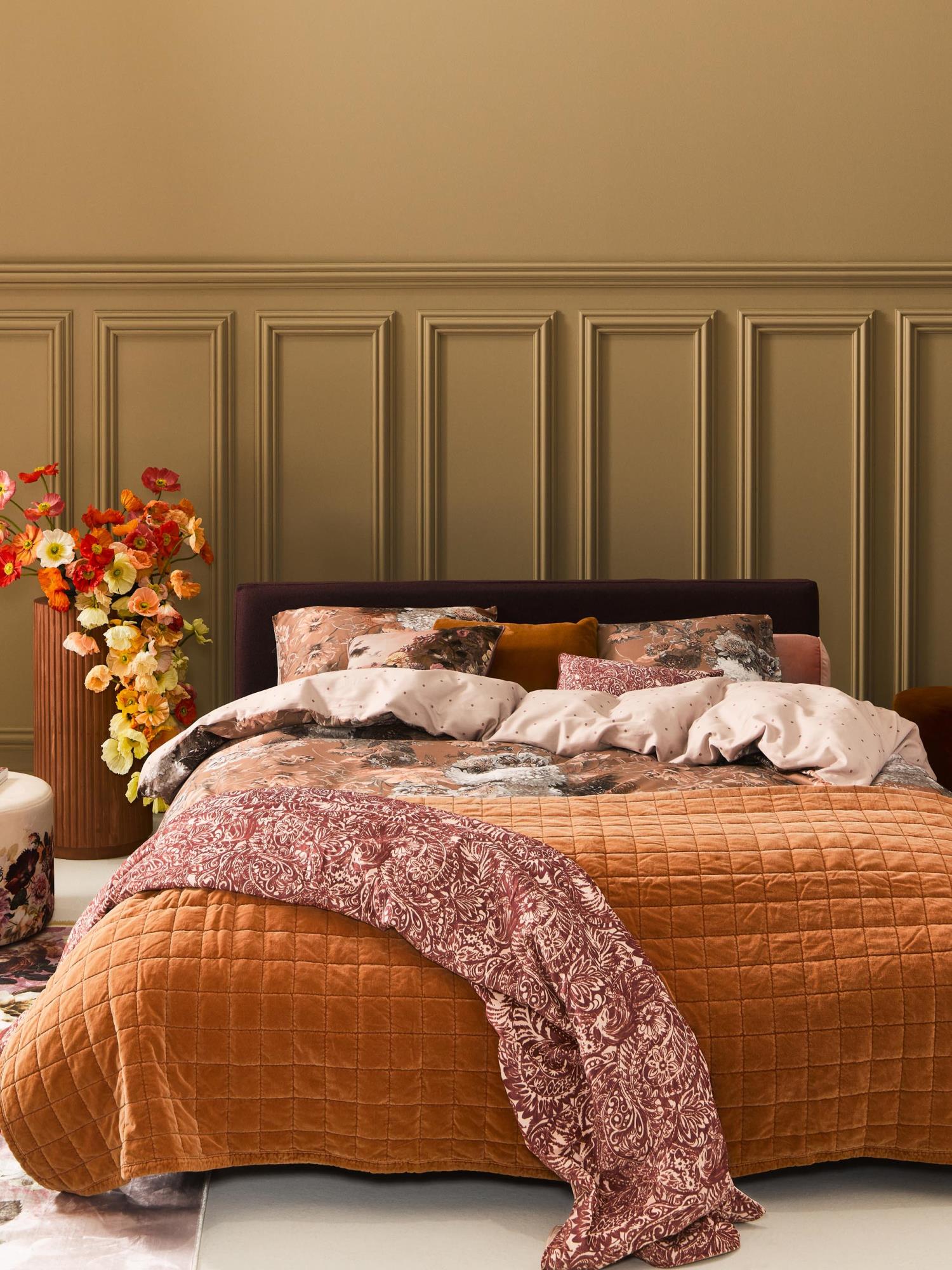 ESSENZA Maily Mocca Duvet cover 135 x 200